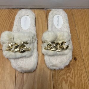 Fur Faux Slides